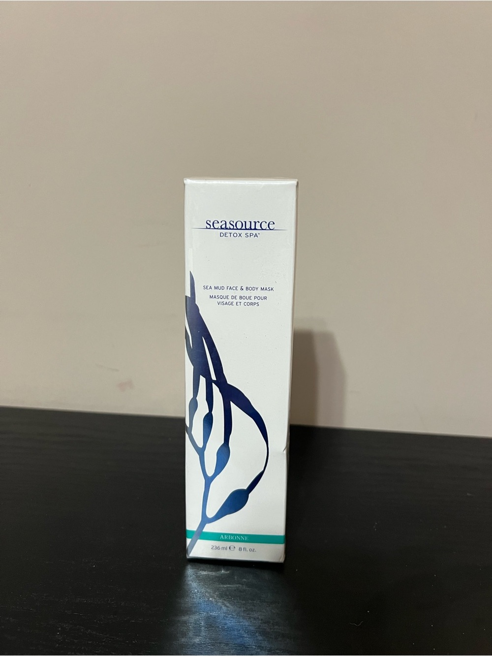 Arbonne Seasource Detox Spa Sea Mud Face & Body Mask 8 fl oz unopened/new